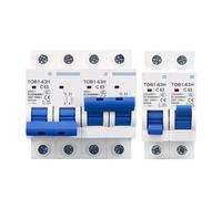 TOB1-63H Interruttore Di Interblocco Con Trasferimento Manuale, MCB Commutazione Doppia Alimentazione, CA 230/400 V 50/60 Hz 6-63 A, Curva C 6 KA, Montaggio Su Guida DIN 35 Mm(2P Plus 2P,32A)