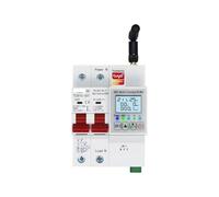 TOB1S 2P 4P 230V 63A RS485 WIFI Smartlife Perdita OVP UVP OCP Guida Din L+N Interruttore automatico Temperatura VA-Hz Display(2P WIFI RCBO Display)