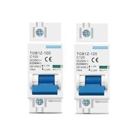 TOB1Z 1P DC MCB 250V 80A 100A 125A Interruttore automatico for batteria PV C Curve Interruttore principale 1 pz(125A)