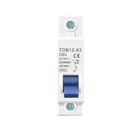 TOB1Z-63 DC MCB 6KA 1P 125V Mini interruttore automatico 3A 6A 10A 16A 20A 25A 32A 40A 50A 63A 1 pz(63A)