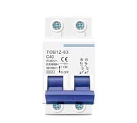 TOB1Z-63 Interruttore automatico 2P DC 6KA 440V Mini interruttore automatico 3A 6A 10A 16A 20A 25A 32A 40A 50A 63A 1 pz(25A)