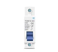 TOB1Z-63 Interruttore automatico DC 6KA 1P 125V Mini interruttore automatico 3A 6A 10A 16A 20A 25A 32A 40A 50A 63A 1 pz(3A)