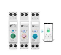 TOB9-VAP 63A 1P+N Smart Switch Meter Metering Monitoring Circuit Breaker Timer Relay MCB smartlife AUOQKQUT(TOB9-63T No metering,50A)