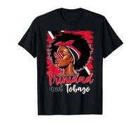 Tobagonian Girl Bandiera Trinidad Orgoglioso Trini Donne Maglietta
