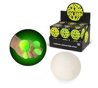 Tobar 38439 - Pallina da squish Glow In The Dark, 6 x 6 x 6 cm, colori assortiti
