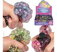 Tobar Confetti Squishy Mesh Ball Toy - 1 Colore inviato a Caso