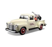Chevrolet 3100 Pick Up 1950 1:25 + Harley Davidson 2001 Heritage 1:24 Model