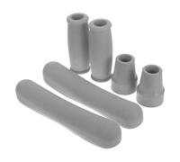 TOBBOMEY 1 Set Cuscinetti per Crutches con Maniglie Ergonomiche e Punte Antiscivolo Accessori per Bastoni Comodo e Riutilizzabile per Anziani e Escursioni