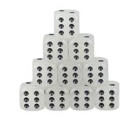 TOBBOMEY 10 Dadi da Gioco in Acrilico con Punti Fosforescenti Dadi Facce Sicuri per Insegnamento per Intrattenimento in e Feste