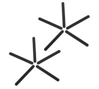 TOBBOMEY 10 pezzi Bastoncini Abrasivi Doppi in Grana per Levigatura e Lucidatura Modelli in Plastica Leggeri e Resistenti per Levigatura Legno e Superfici Multiple