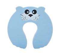 TOBBOMEY 10 pezzi Fermaporta Sicurezza per EVA Flessibile Protezione Dita Antischiacciamento Paraspifferi Adesivi per Porte Facile da Installare e Rimuovere Design Animale Azzurro