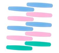 TOBBOMEY 10 pezzi Spremi Dentifricio Manuale Luminoso in Dispenser Riutilizzabile Antispreco per Tubetti di Dentifricio Crema Mani e Cosmetici Adatto per Viaggio e Uso Colore Casuale