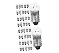 TOBBOMEY 100pezzi Lampadina Per Esperimenti Scientifici Piccole Lampadine Con Attacco Per Circuiti Elettrici e Fisica Per Scuole e Fai Te