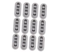 TOBBOMEY 12 pezzi Paracolpi Copriwater Antiscivolo per Sedile Wc Pad Ammortizzanti per Casa Riduce Rumore e Protegge Superfici Kit Gommini Sostitutivi Resistenti e Confortevoli