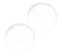 TOBBOMEY 2 Lenti Biconvesse in Vetro Ottico 50mm Diametro 100mm Focale per Esperimenti Scientifici Educativi, Strumenti Didattici di Ottica per Laboratorio e Ricerca