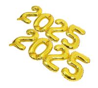 TOBBOMEY 2 Pezzi 2025 Palloncini Numerici Per Capodanno 2025 Palloncini In Lamina Con Numeri Per La Vigilia Di Capodanno 2025 Con Numeri Per Natale 2025 Articoli Per