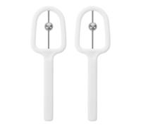 TOBBOMEY 2 Pezzi Allenatore Muscolare Orale: Esercitatore Muscolare Della Lingua - Strumento per Terapia Alimentare a Forma di U - Strumenti per Parlare - Dispositivo di Allenamento Della Parola per