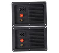 TOBBOMEY 2 pezzi Connettore per Casse Acustiche Porte Morsettiera Altoparlanti da Pavimento Terminale Resistente e Facile da Installare per Impianti Audio Professionali