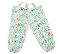 TOBBOMEY 2 pezzi Dispenser Sacchetti da Parete in Poliestere con Motivo Elegante Porta Sacchetti Spazzatura e Organizer Appendibile per Cucina e Raccolta Differenziata Design Compatto e