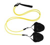 TOBBOMEY 2 pezzi Fasce Resistenza Nuoto con Pagaie Staccabili Cinture Galleggianti per Allenamento Muscolare e Tecnica Ottimizzata Banda ad Alta Elasticità per Nuoto Professionale e