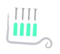 TOBBOMEY 2 Pezzi Ganci da Parete in Ferro per Fioriere e Cesti Sospesi Staffe Resistenti per Piante Lanterna Campane Vento e Decorazioni da Parete