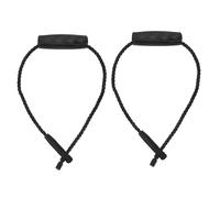 TOBBOMEY 2 pezzi Manici per Secchio in Corda Resistente Allusura Mobile in Legno Facili da Installare per Uso e Professionale