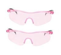 TOBBOMEY 2 Pezzi Occhiali Protettivi Anti-riflesso Occhiali Sicurezza Trasparenti per Giochi Sport e Studio Protezione Occhi Bambina Ragazzo Ragazza Design Robusto e Confortevole