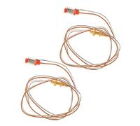 TOBBOMEY 2 pezzi Termocoppia con Ago di Accensione Integrato per Fornelli Gas Protezione Spegnimento Fiamma Automatica Accessorio Compatto e Leggero per Cucina Ricambio Rilevatore