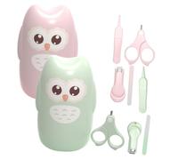 TOBBOMEY 2 set Rifinitore Unghie Ragazzo Ragazza con Forbicine Sicurezza per Limetta Accessori Indispensabili per Ragazzo Ragazza e Ragazza con Custodia Colorata Pratica