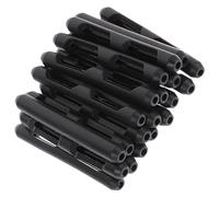 TOBBOMEY 20 Paia Protettore Del Tempio Dello Spettacolo Fermagli Per Le Orecchie Cordino Per Occhiali Catena Di Occhiali Imbottiture Per Le Tempie Degli Occhiali Black Gel Di Silice