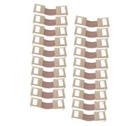 TOBBOMEY 20 pezzi Clip per Bendaggio Estensibile Fibbie in Alluminio Regolabili con Fissaggio Resistente e Flessibile Morsetti per Bende di Varie Dimensioni Kit Sicurezza per Medicazioni e