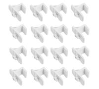 TOBBOMEY 20 Pezzi Clip per Mensole Frigorifero 20 Pezzi, Staffe e Ganci Metallici per Ripiani Congelatore, Supporti Resistenti per Uso Domestico e Commerciale