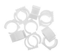 TOBBOMEY 20 Pezzi Copripiedi in Plastica a U per Gambe di Sedie e Supporti Amaca 38-42 MM Protezioni Antiscivolo per Piedini Fissaggio Rapido Accessori per Mobili da Interno ed Esterno