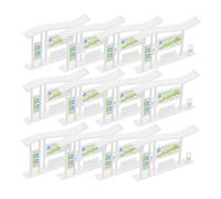 TOBBOMEY 20 Pezzi Modelli Miniature Fermata Autobus Plastica Resistente per Diorami e Scenari Urbani Decorazione Realistica per Case delle Bambole e Accessori Fotografici