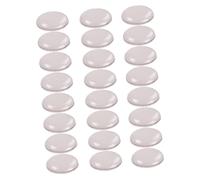 TOBBOMEY 24 pezzi Feltrini Tondi Autoadesivi per Gambe Sedie Protezione Antiscivolo per Mobili Adatti Pavimenti in Duro Facili da Installare Design Elegante