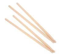 TOBBOMEY 2paia Bacchette Per Batteria Per Pratiche Facili Usare Per Principianti e Studenti Finitura Per Maggiore Comfort e Controllo