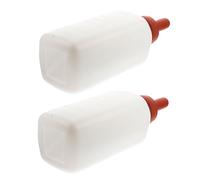 TOBBOMEY 2pezzi Contenitore Per Latte Per Animali Per Mucche e Vitelli Tettarella in Gomma Per Allattamento Degli Animali Da Fattoria