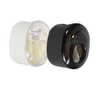 TOBBOMEY 2pezzi Dispenser Per Dentifricio Parete Organizza Bagno Risparmia Spazio Eroga La Quantità Giusta Realizzato in Pet Resistente