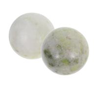 TOBBOMEY 2pezzi Palline Da Massaggio Naturale Per Esercizi Manuali Per Terapia e Meditazione Include Scatola Di Conservazione Per Rilassamento e Benessere
