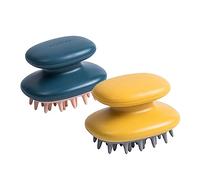 TOBBOMEY 2pezzi Per Shampoo Massaggiatorper Capelluto Spazzolper Per Stress e Promuovere La Dei