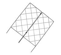 TOBBOMEY 2pezzi Supporto per Piante Rampicanti Supporto per Piante Staffa Pieghevole Strutturata Incastro da Usare in Fagioli Cetrioli