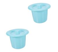 TOBBOMEY 2pezzi Urinale Portatile Per Anziani e Notturno Antiscivolo Resistente Potty Per e