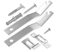 TOBBOMEY 2sets Kit Di Ganci Per Appendere Cornici in Testa Antifurto Per Cornici in Adatto Pareti in Cartongesso Per Uso in Case Scuole Gallerie e Musei