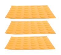 TOBBOMEY 3 pezzi Piastrelle Tattile Antiscivolo in PVC per Marciapiede Mattoni Ciechi per Percorsi Tattili Facili da Pulire e Installare Adatte per Pavimentazioni Sicure e Percorsi Pedonali