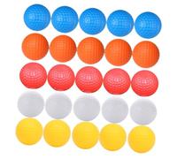 TOBBOMEY 30 Palline Hollow Non Porose per Allenamento Swing Golf Indoor Leggere e Sicure Colori per