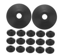TOBBOMEY 30 pezzi Rondelle in Gomma per Water Tank Guarnizioni Sigillanti Antiperdita per Bulloni Wc Rondelle Coniche Resistenti e Leggere per Tenuta Idraulica Bagno