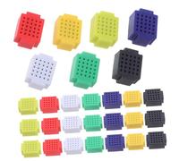 TOBBOMEY 35 Pezzi Mini Breadboard Kit Saldatura Circuit Board per Prototipi Elettronici Compatti Materiale Durevole Riutilizzabile per Progetti DIY e Codifica