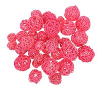 TOBBOMEY 36pezzi Palline Decorative di Rattan Pz Sfere Decorative per Riempire Vasi per Decorazioni da Tavolo per Feste Artigianali Matrimoni di Rattan per Centrotavola