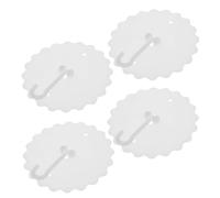TOBBOMEY 4 Pezzi Ganci da e Muro Rimovibili da Ganci Adesivi per Tende Facile Installazione e Alta Stabilità per Camera da per Coperture e Tende da Mosca
