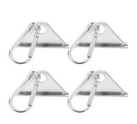 TOBBOMEY 4 pezzi Ganci Regolabili in Alluminio Estruso con Sezione a T Ganci Mobili Scorrevoli per Officina e Banco da Lavoro Accessori Versatili per Rack di Stoccaggio